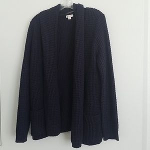Large oversized navy sweater